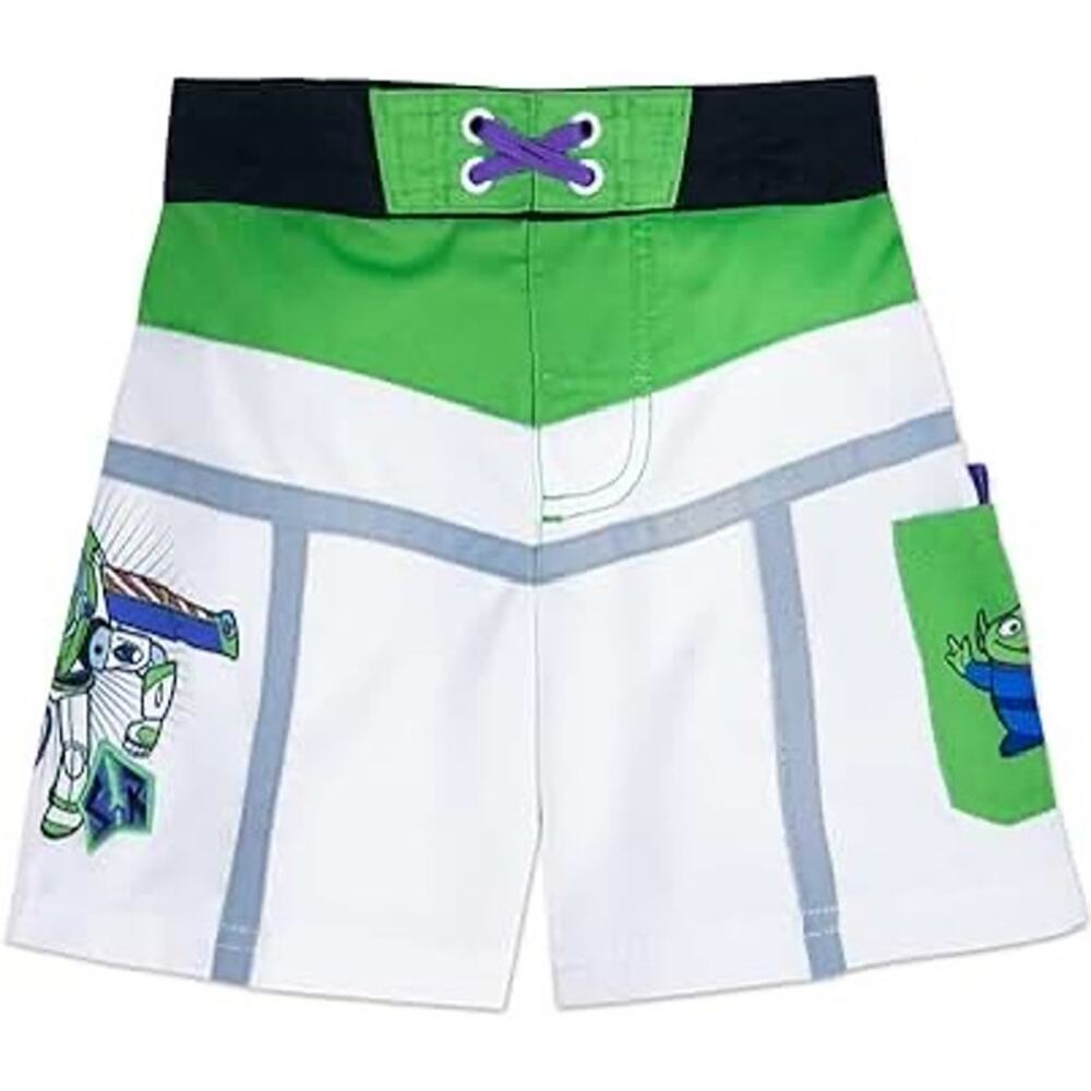 Disney Buzz Lightyear Swim Trunks sz 5/6